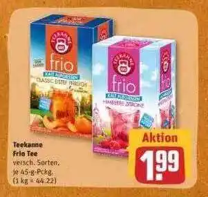 REWE Teekanne Frio Tee Angebot