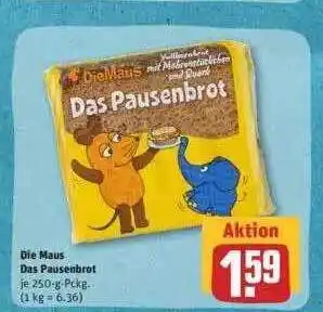 REWE Die Maus Das Pausenbrot Angebot