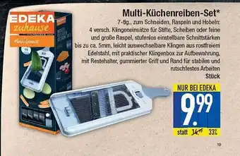 E-Center Edeka Zuhause Multi-küchenreiben-set Angebot