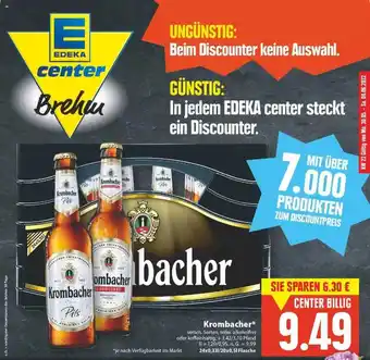 E-Center Edeka Krombacher Angebot