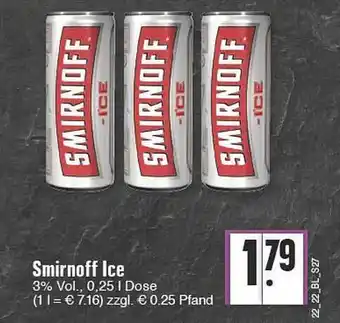 Edeka Smirnoff Ice Angebot