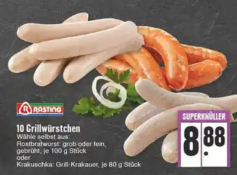 Edeka Rasting 10 Grillwürstchen Angebot