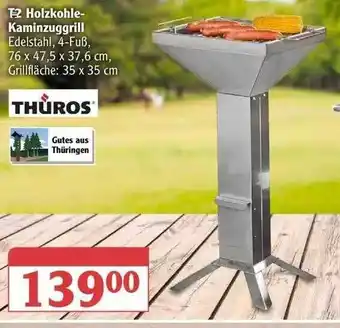 Globus Thuros T2 Holzkohle-kaminzuggrill Angebot