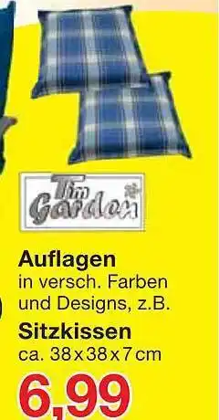 Jawoll Auflagen Tim Garden Angebot