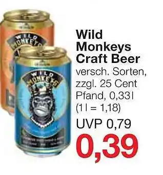 Jawoll Wild Monkey Craft Beer Angebot