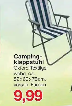 Jawoll Camping-klappstuhl Angebot