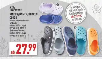 Marktkauf Crocs Kinder, Damen Oder Herren Clogs Angebot