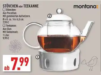 Marktkauf Montana Stövchen Oder Teekanne Angebot