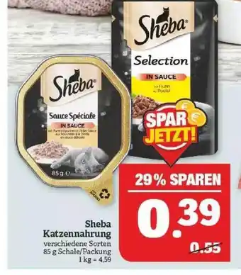 Marktkauf Sheba Katzennahrung Angebot