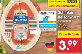 Netto Marken-Discount Schinken-fleischwurst Angebot