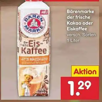 Netto Marken-Discount Bärenmarke Der Frische Kakao Oder Eiskaffee Angebot