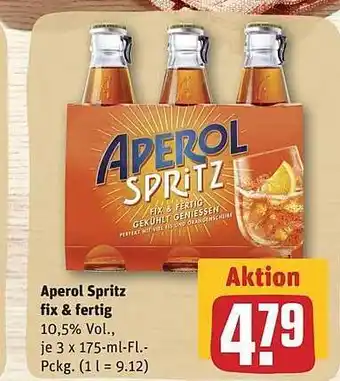 REWE Aperol Spritz Fix A Fertig Angebot