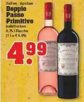 trinkgut Italien Apulien Doppio Passo Primitivo Angebot