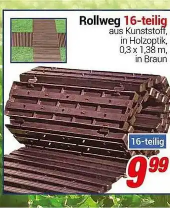 CENTERSHOP Rollweg 16-teilig Angebot