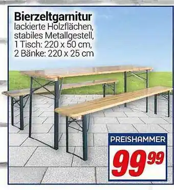 CENTERSHOP Bierzeltgarnitur Angebot