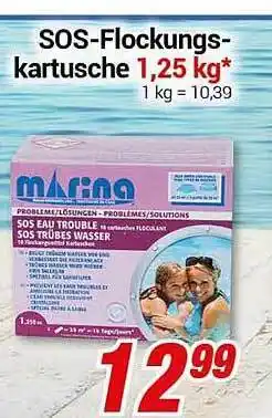 CENTERSHOP Sos-flockungs-kartusche 1.25 Kg Angebot