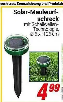 CENTERSHOP Solar-maulwurf-schreck Angebot