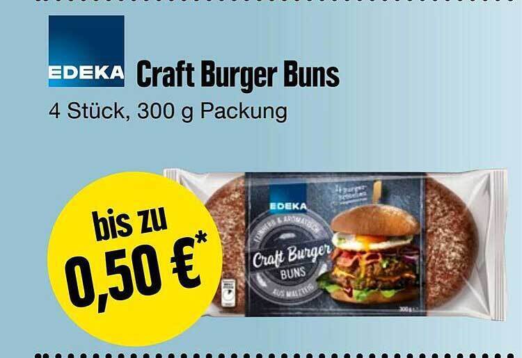 Edeka Craft Burger Buns Angebot bei Edeka