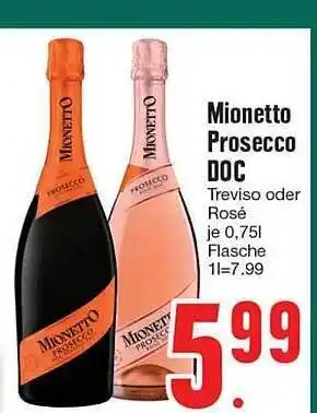 Edeka Mionetto Prosecco Doc Angebot