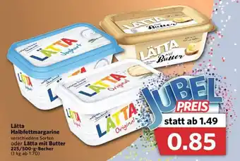 Combi Lätte Halbfettmargarine oder Lätta mit Butter 225/500g Angebot