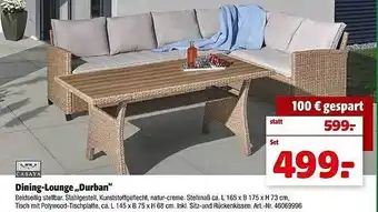 Hagebau Casaya Dining-lounge „durban“ Angebot