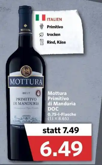 Combi Mottura Primitivo di Manduria DOC 0,75L Angebot