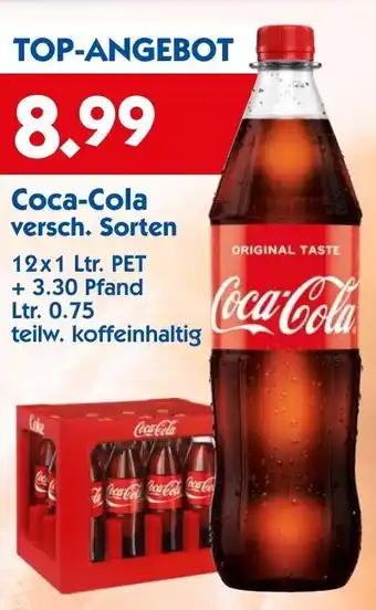 Hol'ab Getränkemarkt Coca-Cola 12x1 Ltr. Angebot