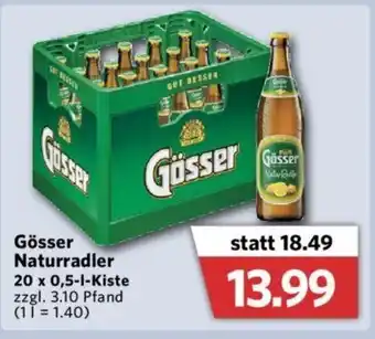 Combi Gösser Naturradler 20 x 0,5L Angebot