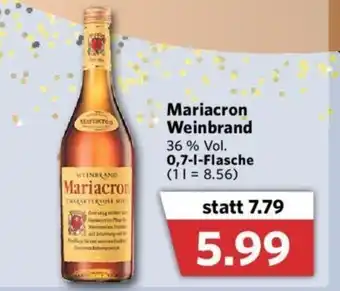 Combi Mariacron Weinbrand 0,7L Angebot