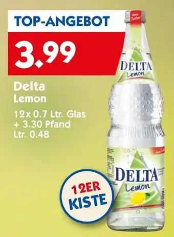 Hol'ab Getränkemarkt Delta Lemon 12x0,7 Ltr. Glas Angebot