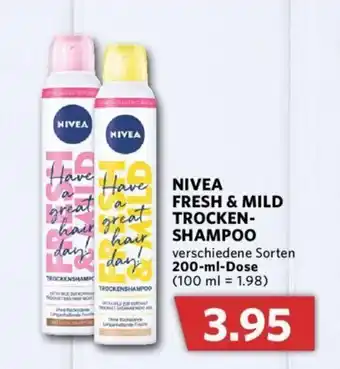 Combi Nivea Fresh & Mild Trocken-Shampoo 200ml Angebot