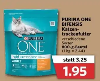 Combi Purina One Bifensis Katzentrockenfutter 800g Angebot