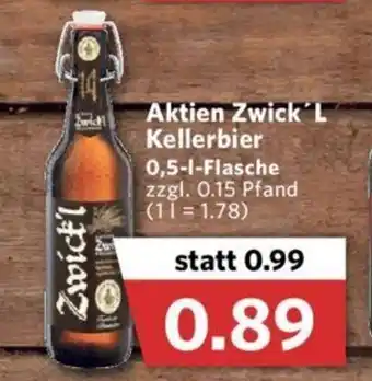 Combi Aktien Zwick'L Kellerbier 0,5L Angebot