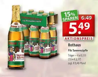 Getränkeland Rothaus Pils Tannenzäpfle Angebot