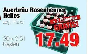 Edeka Scherer Auerbräu Rosenheimer Helles Angebot