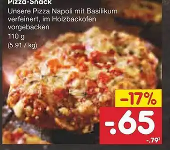 Netto Marken-Discount Pizza-snack Angebot