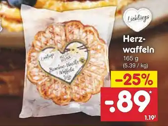 Netto Marken-Discount Herz-waffeln Angebot