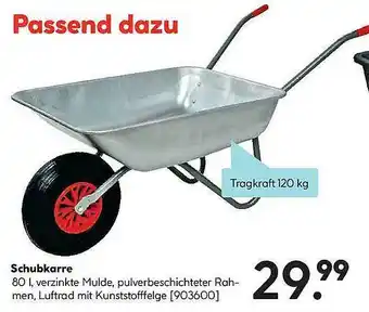 Hellweg Schubkarre Angebot