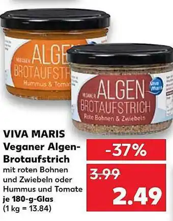 Kaufland Viva Maris Veganer Algen-brotaufstrich Angebot