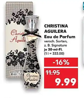 Kaufland Christina Aguilera Eau De Parfum Angebot