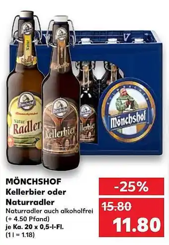 Kaufland Mönchshof Kellerbier Oder Naturradler Angebot