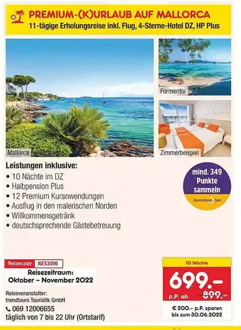 Netto Marken-Discount Premium-(k)urlaub Auf Mallorca Angebot