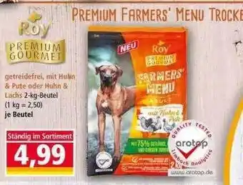 Norma Roy Premium Farmers' Menu Trockenfutter Angebot