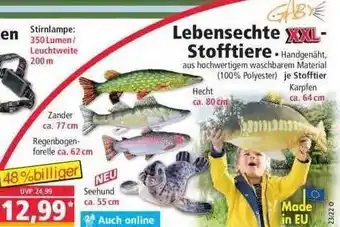 Norma Gaby Lebensechte Stofftiere Angebot