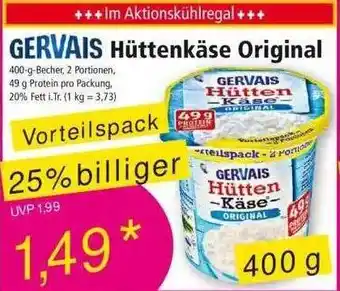 Norma Gervais Hüttenkäse Original Angebot