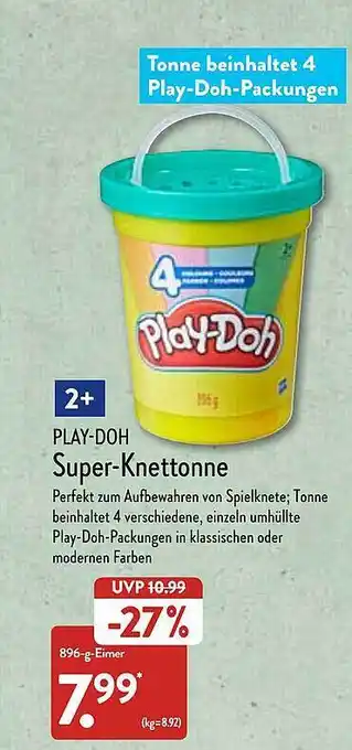 Aldi Nord Play-doh Super-knettonne Angebot