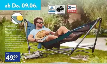 Aldi Nord Adventuridge Hängematte Mit Gestell Angebot