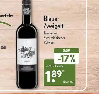 Aldi Nord Blauer Zweigelt Angebot