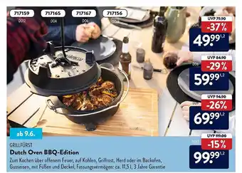 Aldi Nord Grillfürst Dutsch Oven Bbq-edition Angebot