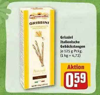 REWE Kaufpark Grissini Italienische Gebäckstangen Angebot